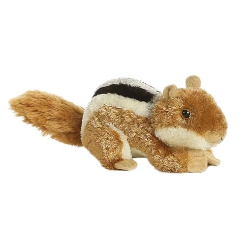 Aurora® Adorable Mini Flopsie™ Chip™ Stuffed Animal - Playful Ease - Timeless Companions - Brown 8 Inches