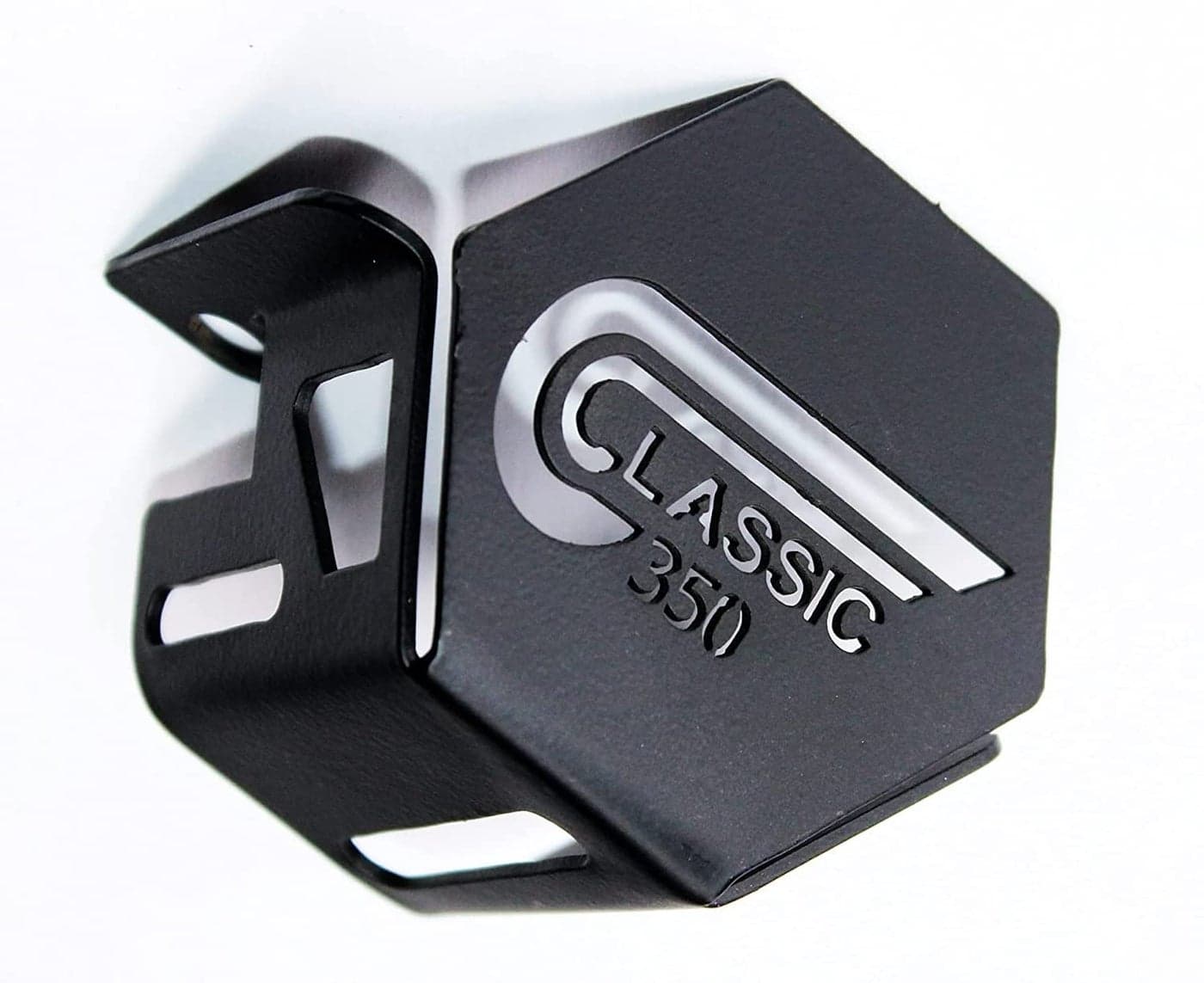 Stainless Steel Rear Brake Oil Container Guard for (Classic Reborn Black)