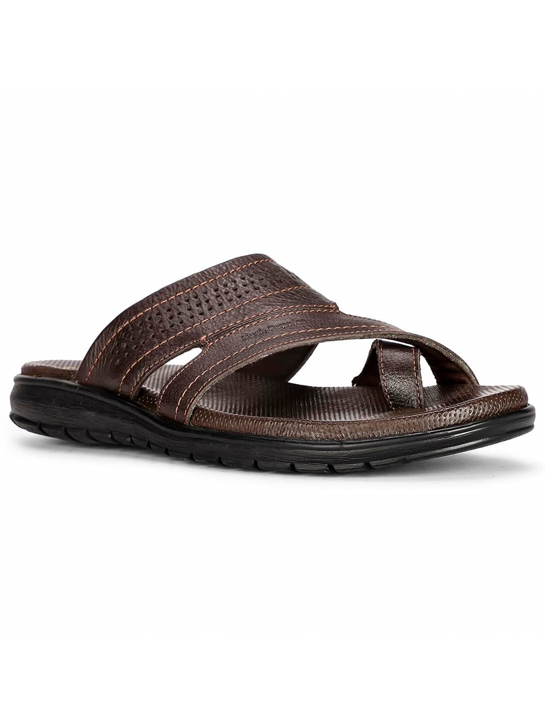 Hush Puppies Men's CHARLES 2.0 TR Brown Toe Ring Slipper's - 7 UK (8754124)