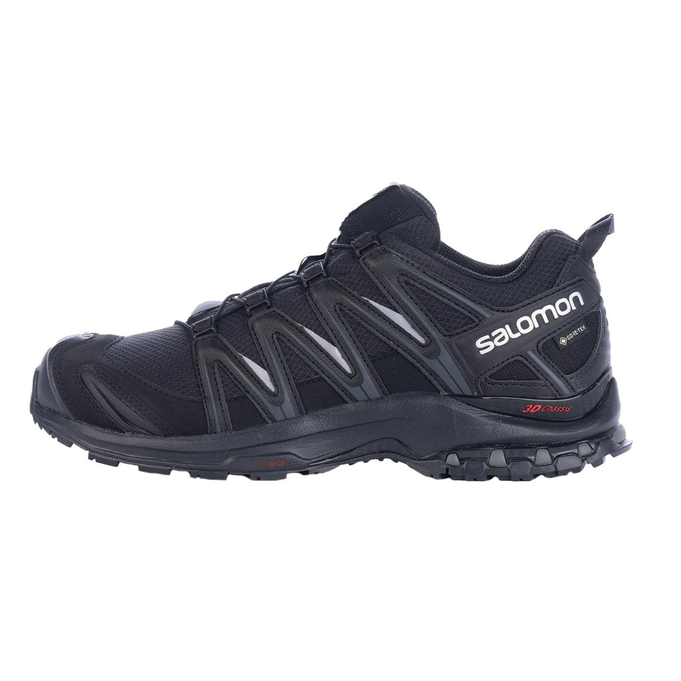 Salomon Mens XA PRO 3D GoreTex Waterproof Trail Running Shoes BlackBlackMagnet 9