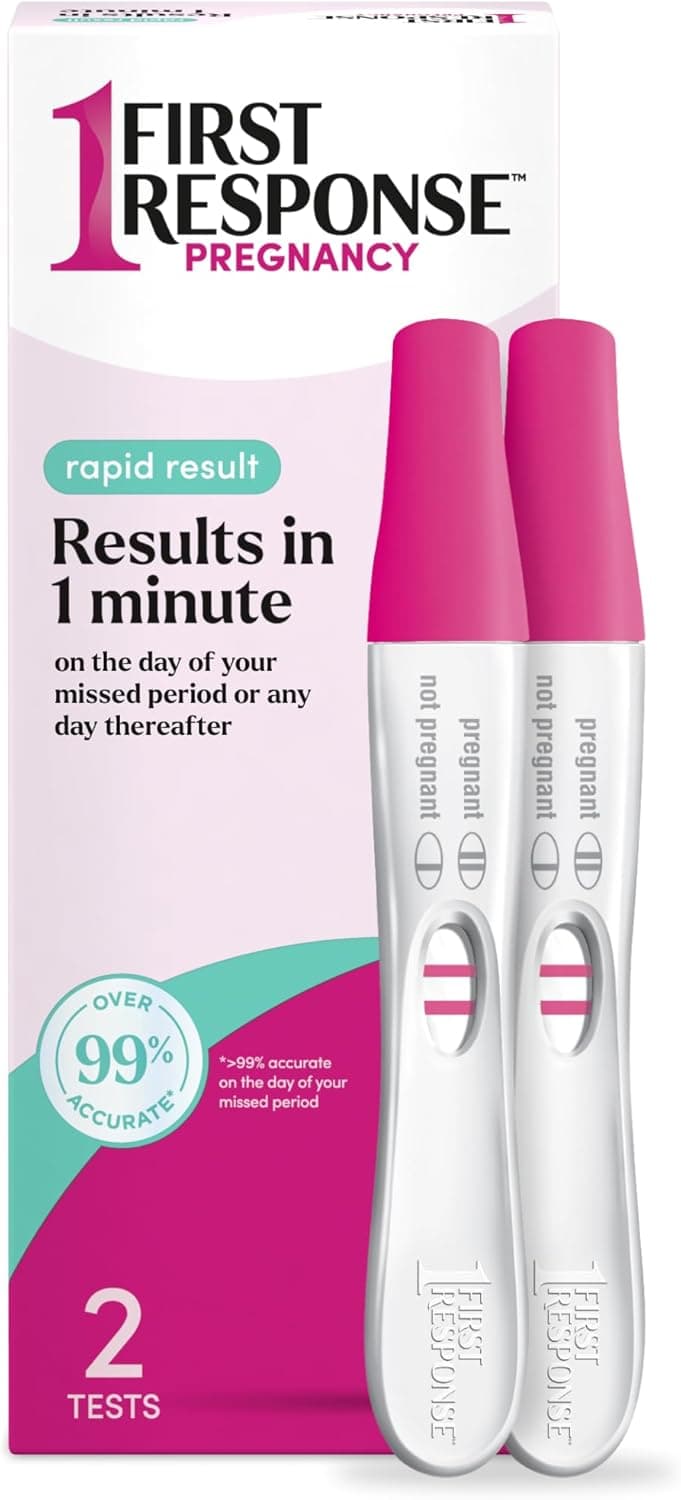 First Response Rapid Result Pregnancy Test, 2 Pack