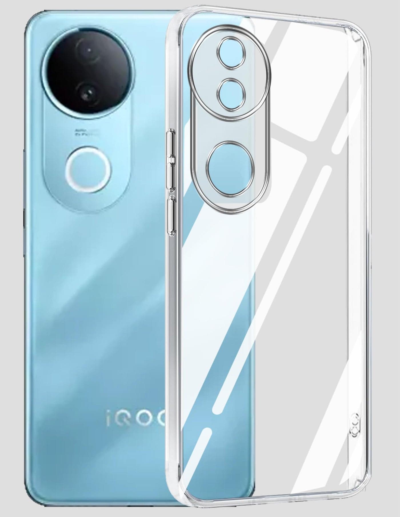 Jkobi Lifetime Anti-Yellow Clear Back Cover Case for Vivo T4R (Sleek Hard Crystal | Shockproof and Camera Protection)