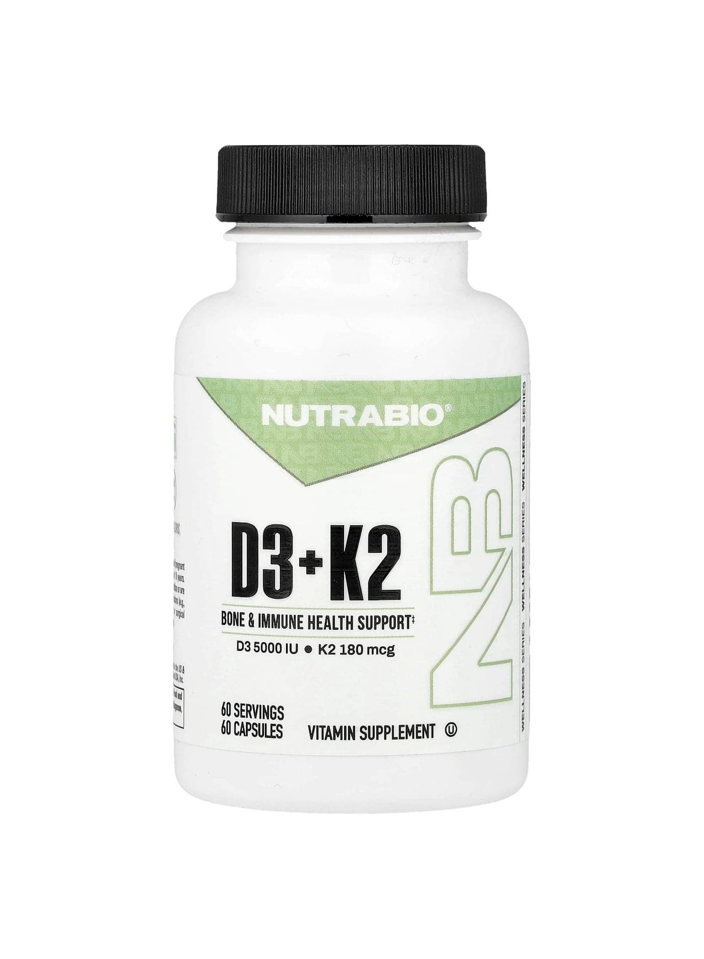 D3 + K2, 60 Capsules