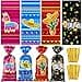 Eaasty 120 Pieces Mexican Fiesta Cellophane Treat Bags Mexican Candy Bags Cinco De Mayo Goody Sacks Fiesta Party Favor with 150 Golden Twist Ties for Cinco De Mayo Party SuppliesMexican Fiesta Style