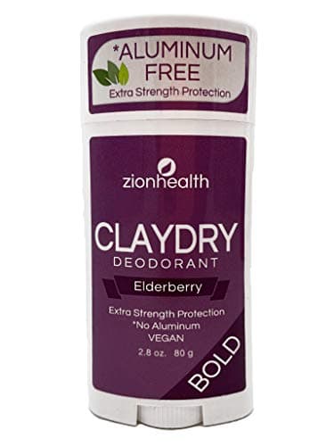 Zion Health Bold ClayDry Deodorant Elderberry 28 oz 80 g