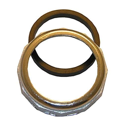 LASCO 03-1835 1-1/2-Inch Chrome Plated Slip Joint Nut with Washer