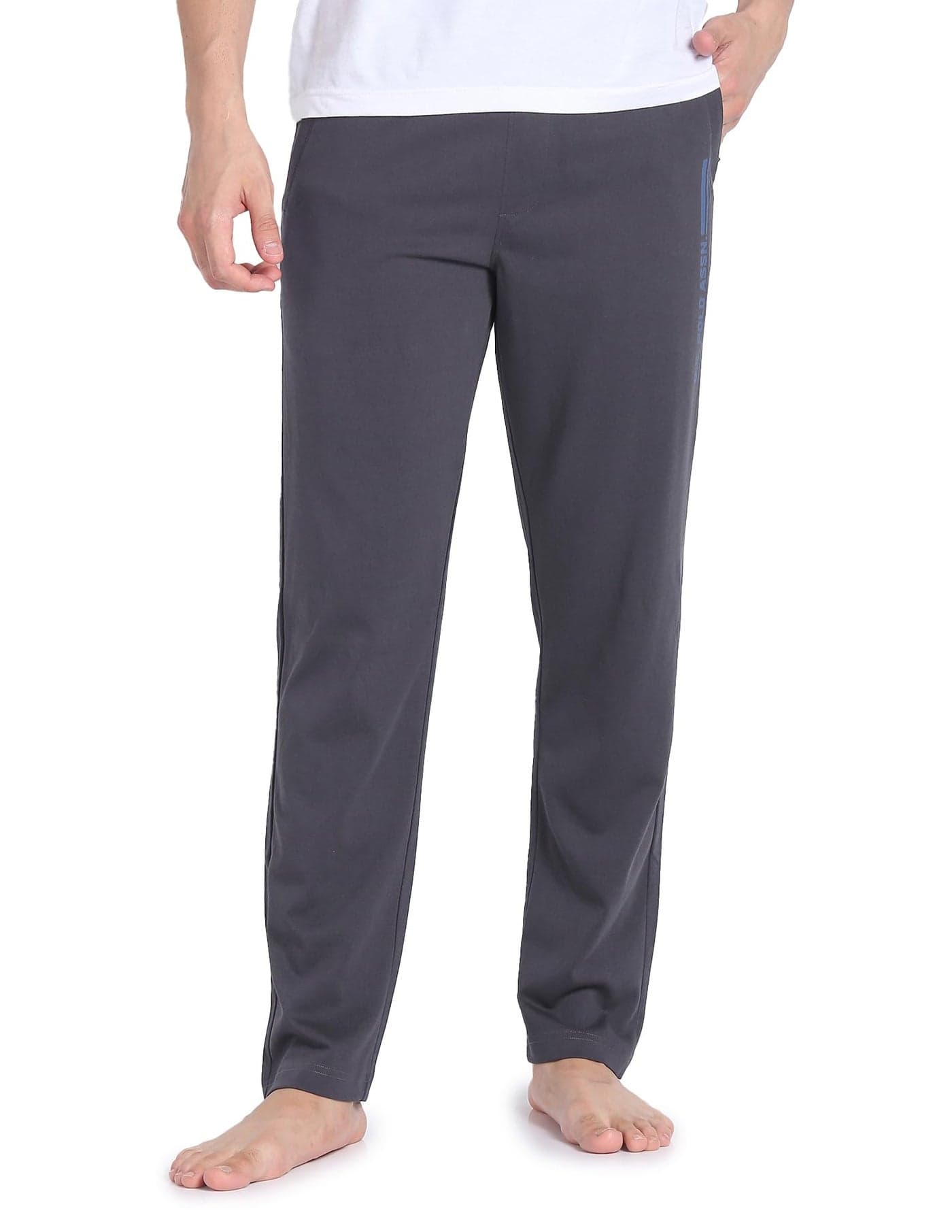 U.S. POLO ASSN. Mid Rise LR004 Lounge Track Pants - Pack of 1 (Graphite L)