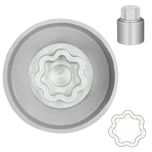 JEUCLEL 805 Wheel Locking Nut Key for Jeep Renegade Wrangler Cherokee Dodge Journey 20162020 29mm Lock Bolt Inner Dia AntiTheft Lug Nut Removal Tool