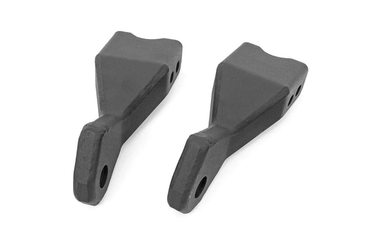 Rough Country Tow Hook Shackle Mounts for 20192022 Chevy Silverado 1500 RS147Black