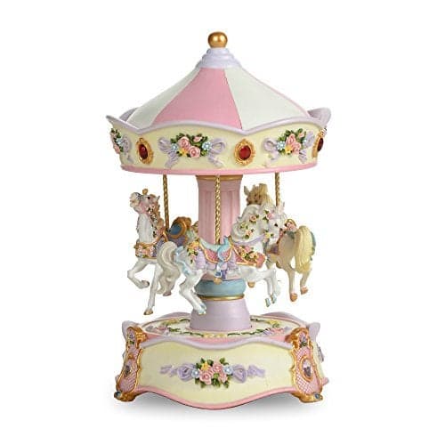 San Francisco Music Box Classic Horse Musical Carousel Figurine