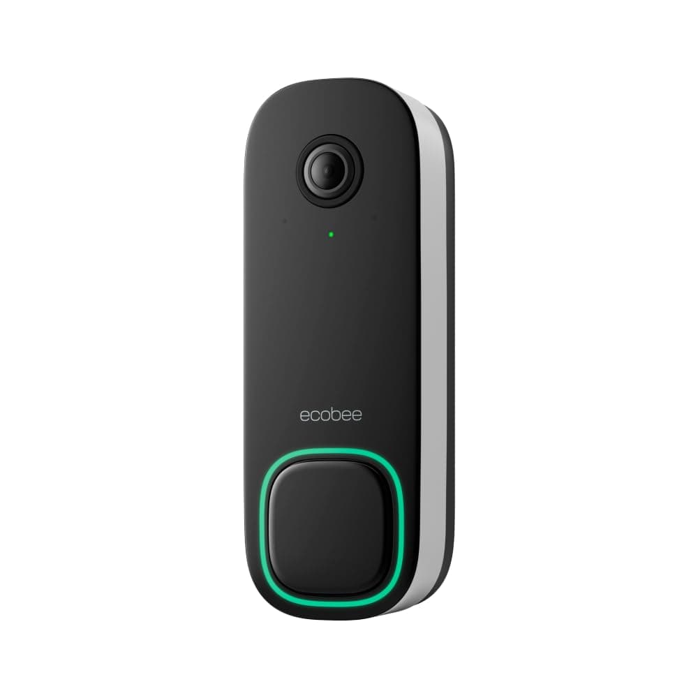 ecobee Smart Video Doorbell Camera Wired with Industry Leading HD Camera Smart Security Night Vision Person and Package Sensors 2Way Talk and Video Snapshot Recording