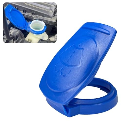 ESWW Windshield Washer Fluid Cap Windshield Wiper Fluid Reservoir Cap for VW Atlas Tiguan Jetta GTI Durable LeakProof Tank Bottle Lid Automotive Accessories Replacement 3Q0955455 1PCS
