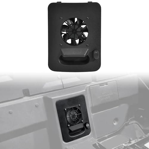 SAUTVS Engine Access Panel with Cooling Fan Assembly for 20142023 Polaris RZR XP 1000 TurboRZR 900Trail S 900 10002017 Ranger XP 1000 Accessories Replace 545412254523760705439787070