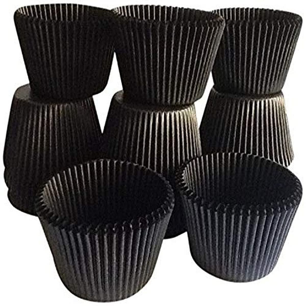 Goldas Kitchen 100 Count Baking Cups Standard Sized Black