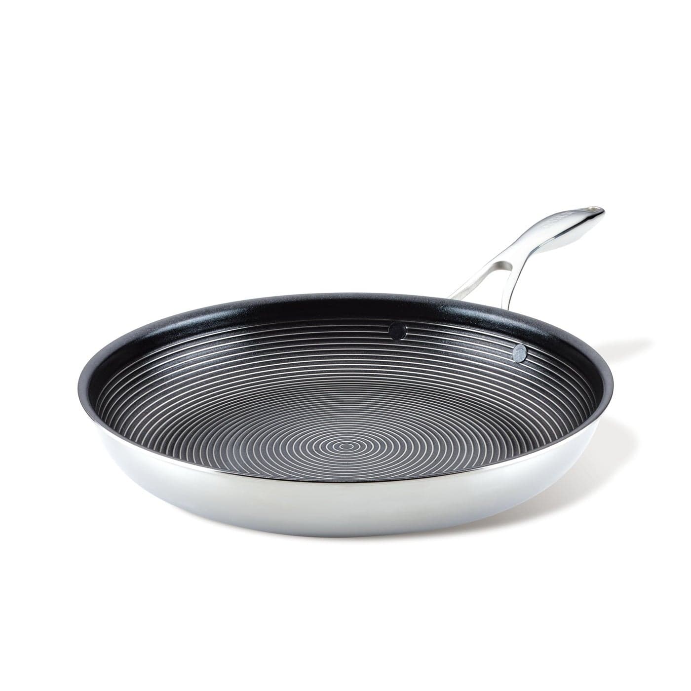 Circulon Clad Stainless Steel Frying PanSkillet with Hybrid SteelShield and Nonstick Technology 125 Inch Silver