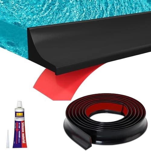 URBANMONK 3-Meter Self Adhesive Sink Water Stopper for Kitchen Slab | Bathroom Silicone Water Stopper for Kitchen Sink with Glue Stick | Water Stopper for Bathroom
