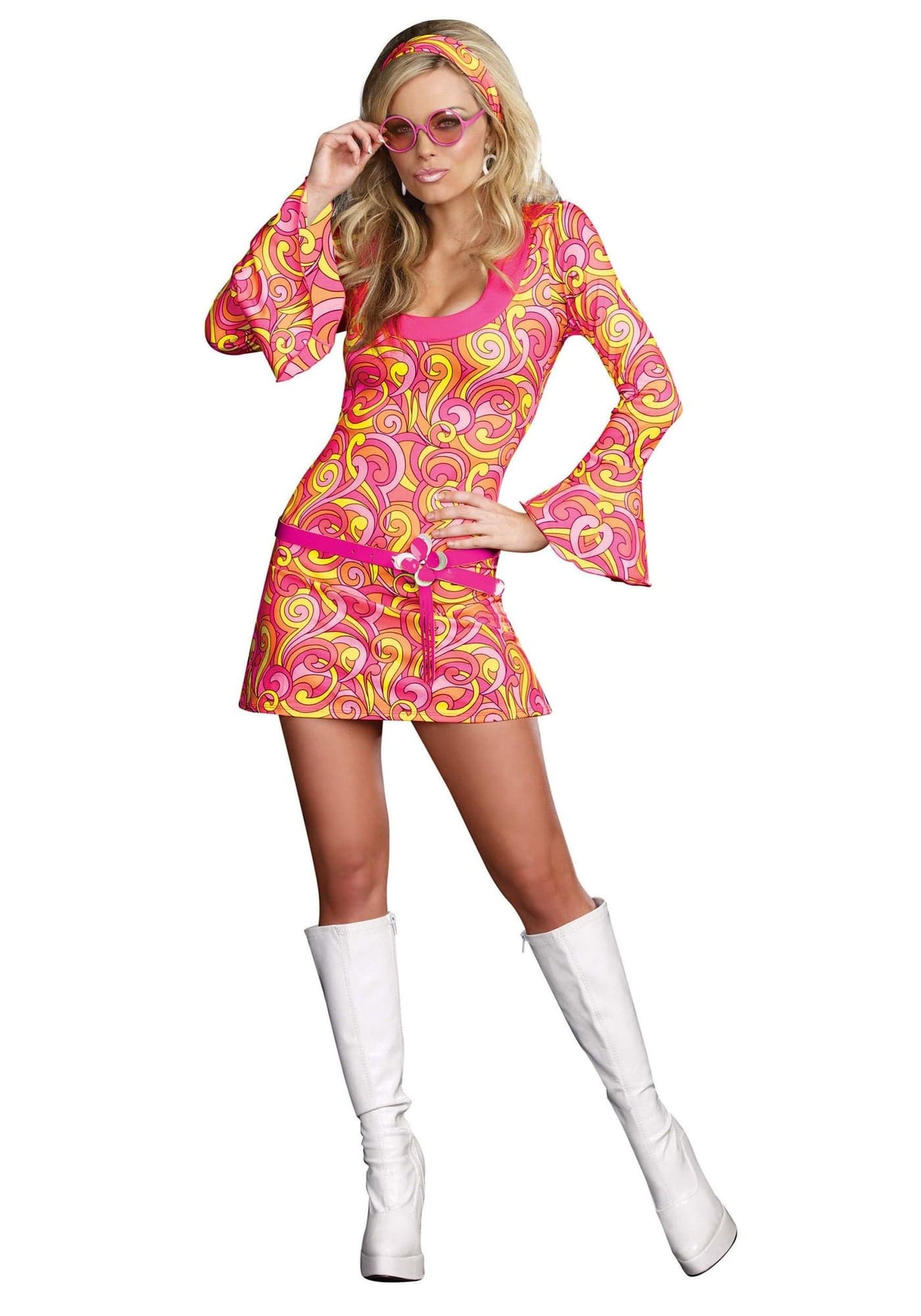 Dreamgirl Women's Go Go Gorgeous Costume, Multi, Large