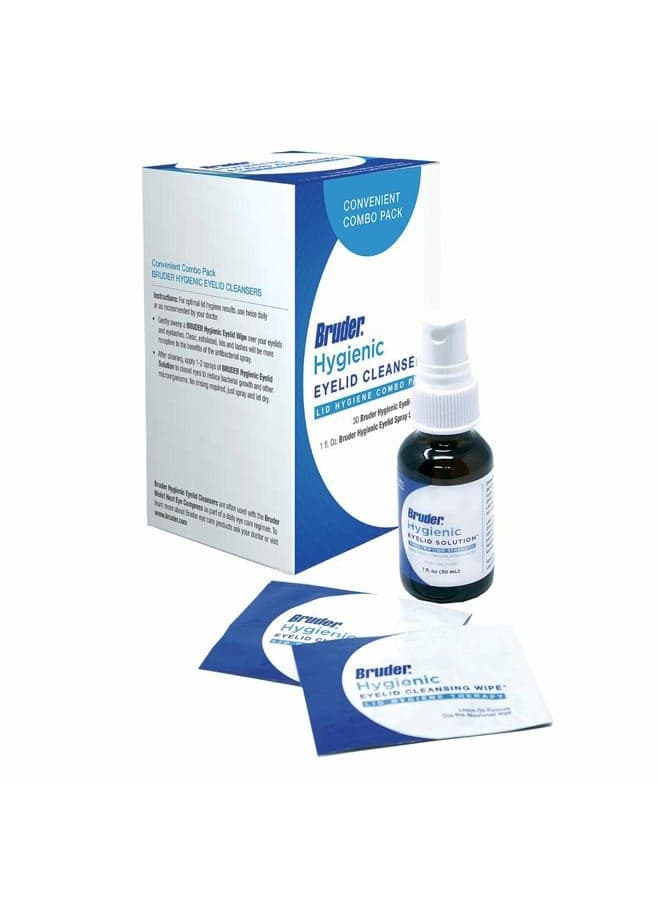 Hygienic Eyelid Cleansers with Hygienic Eyelid Wipes & Eyelid Solution Spray