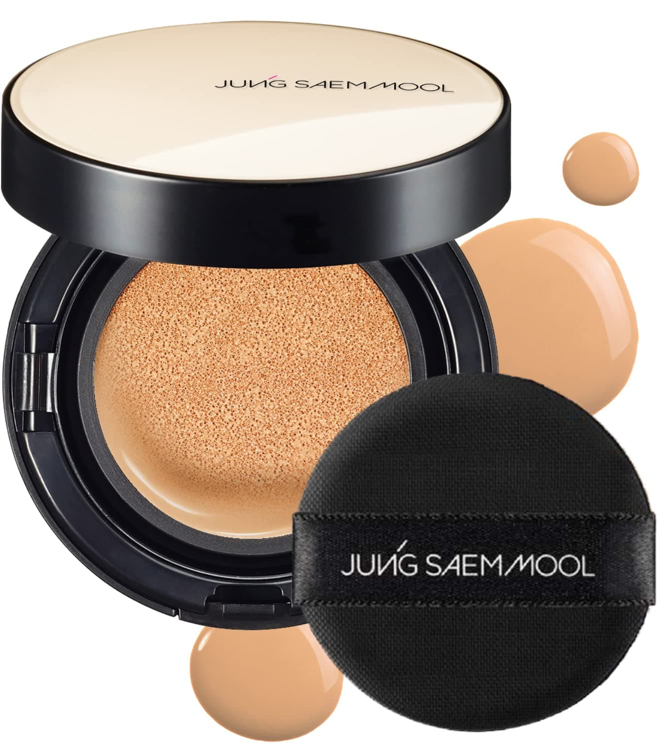JUNGSAEMMOOL OFFICIAL Essential Skin Nuder Cushion Medium Refill not Included Foundation Makeup Natural Finish Buildable Coverage Korean Makeup Artist Brand Cream Foundation
