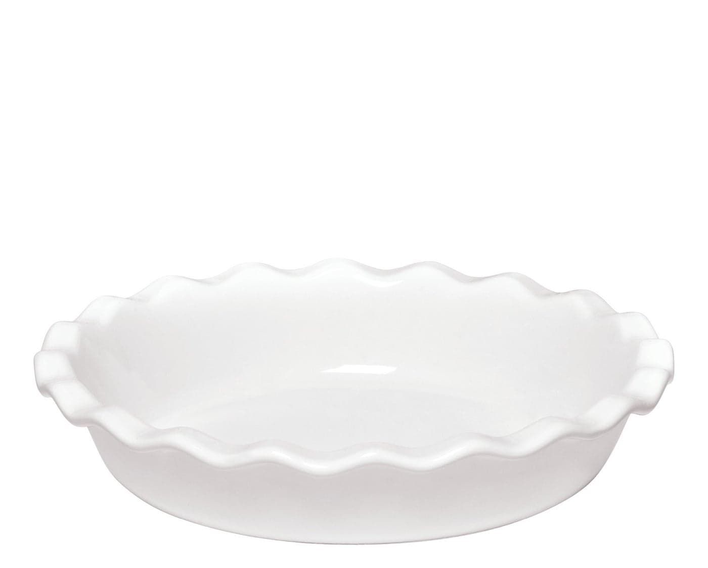 Emile Henry Made In France 9 Inch Pie Dish White