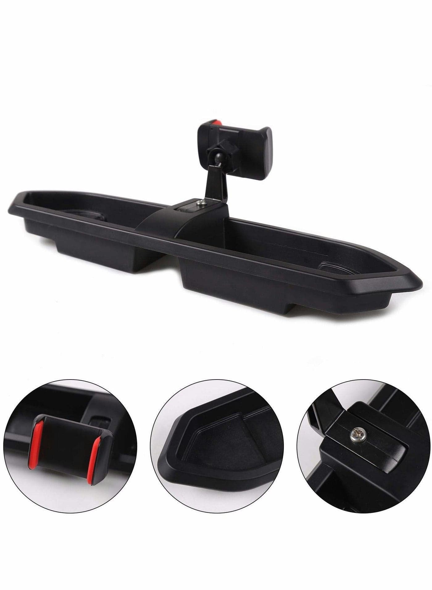 Phone Holder Storage Tray Compatible with JL Wrangler Jeep Gladiator JT Interior Accessories