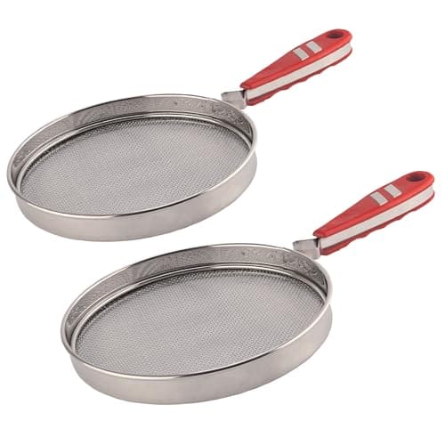 Kuber Industries Roti Grill Jali for Gas Stove | Papad & Phulka Roasting Net for Kitchen Cooking | Stainless Steel Barbeque & Bharta Pan