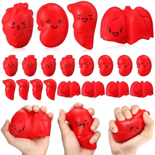 Arrowbash 40 Pcs Stress Balls Bulk Nurse Thank You Relief Stress Ball Nursing Assistants Nurse Appreciation Week Gifts Adult Medical Work Team Graduation Gifts Adorable Style