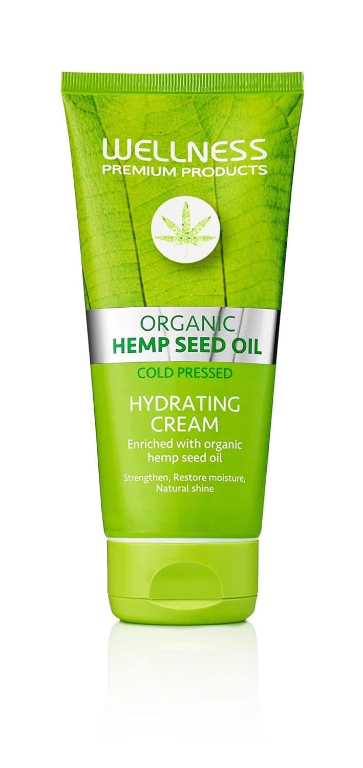 Wellness Premium Products Intensive Hydrating Cream HempInfused Hair Styler Moisturizer for All Hair Types Tames Frizz Adds Shine Strength Vegan ParabenFree 180ml