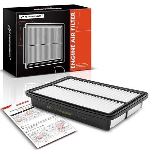 A-Premium Engine Air Filter Compatible with Mazda Vehicles - 3 (2012-2018), 3 Sport (2012-2018), 6 (2014-2021), CX-5 (2013-2023) - L4 2.0L 2.5L - Naturally Aspirated Only