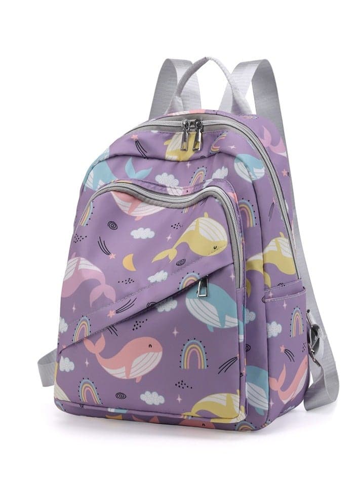 Portable Large Capacity Leisure Multifunctional Backpack, Baby Stroller Hanging Bag