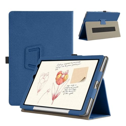 Case Cover for X PPen Magic Note Pad 1095 KONXISA Tablet Case with Magnetic Adsorption PU Leather Folding Protective Cover with Pen Holder Protection Tablet Sleeve Blue