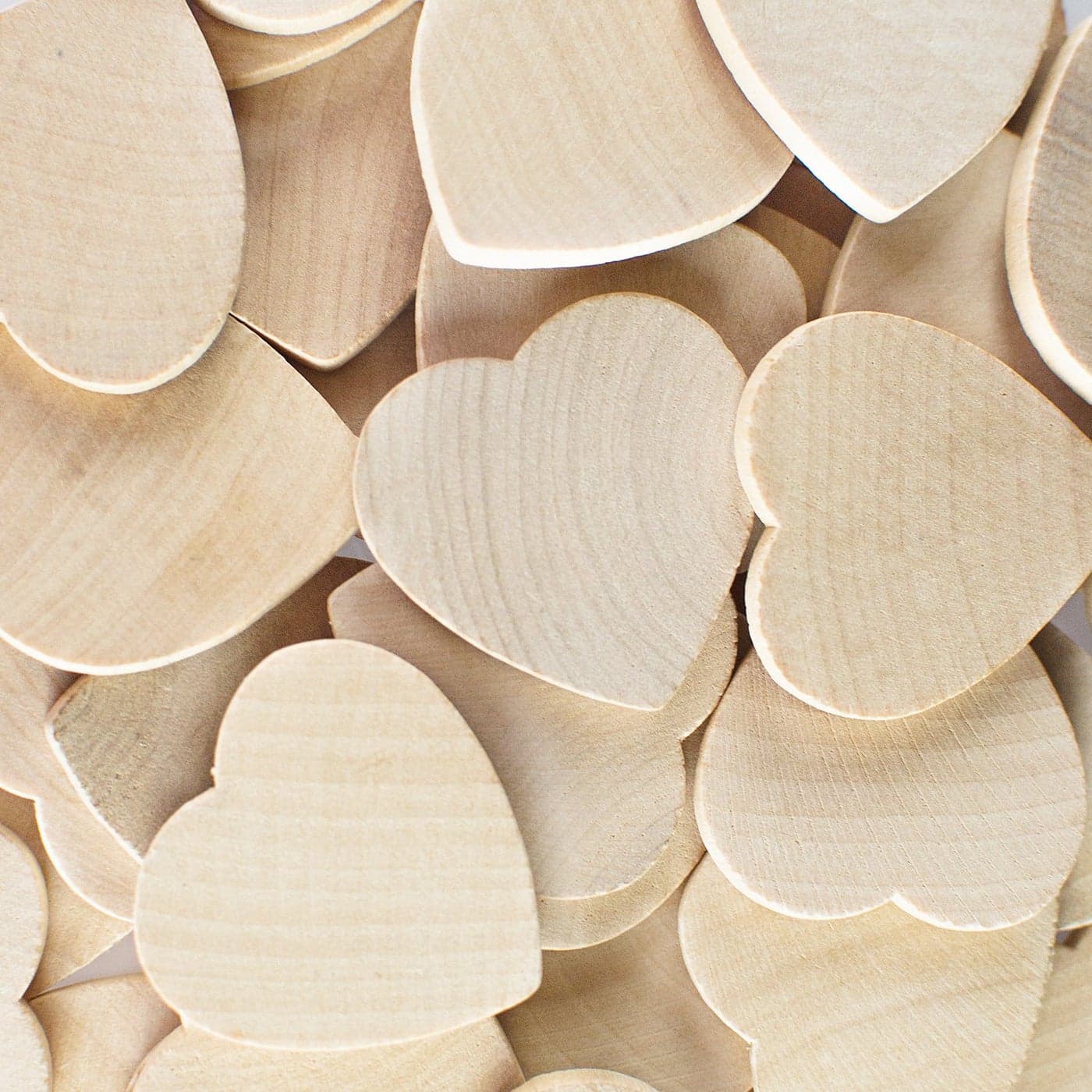 Super Z Outlet Round Heart Shaped Unfinished 13 Wood Cutout Circles Chips for Board Game Pieces Arts Crafts Projects Ornaments 50 Pieces