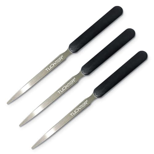 3 Lightweight Stainless Steel Letter Opener, 7.5 Inches Long and One-Piece Construction, Perfect Envelope, Mail and Letter Opener Envelope Slitter for The Home and Office