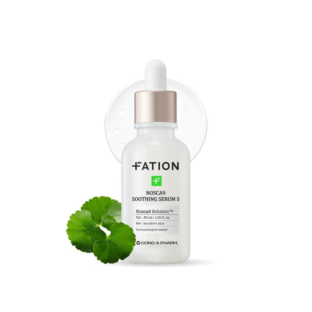 NOSCA9 Soothing Serum S Rapid Hydrating Calming Serum with 5Layer Ceramide Complex Fresh Centella Asiatica Advanced Barrier Repair for Sensitive Skin Korean Skin Care 101 Fl Oz Pack of 1