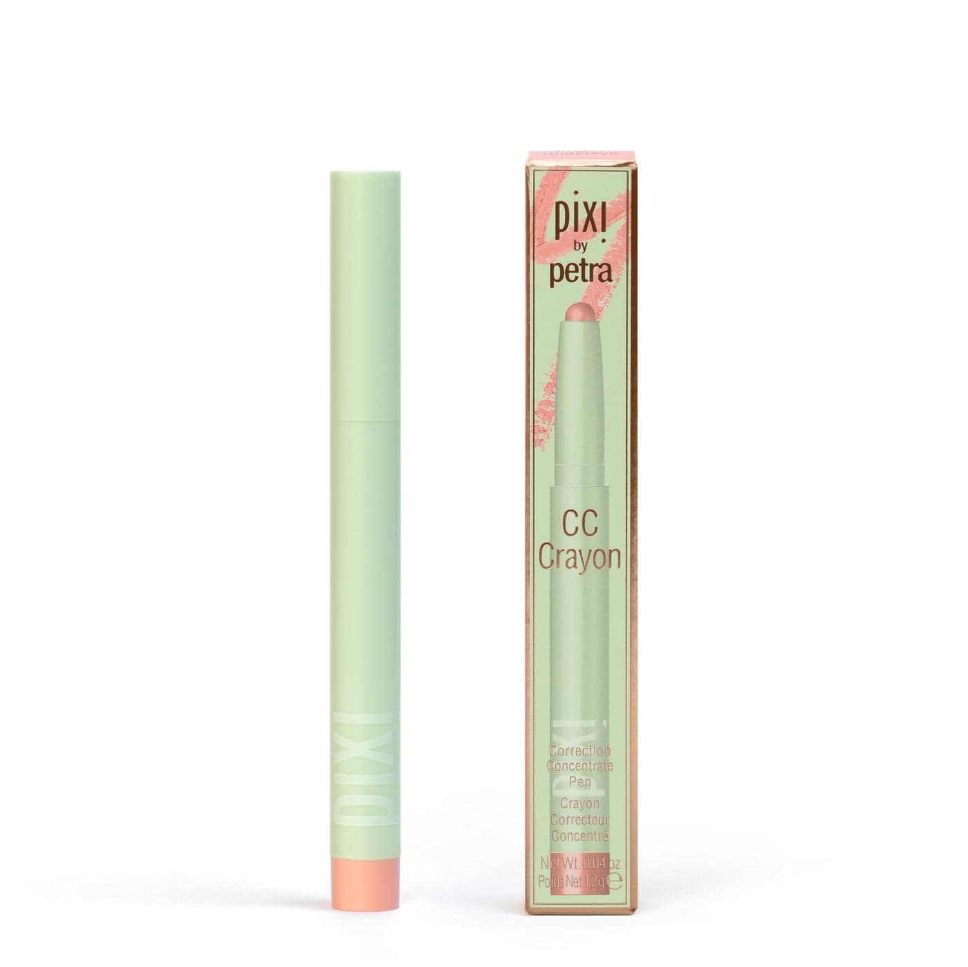 Pixi Beauty CC Crayon Bright Undereye Concentrated Colour Correcting Pencil Concealer Neutralize UnderEye Darkness For Fair to Tan Skin Tones 12g 004oz