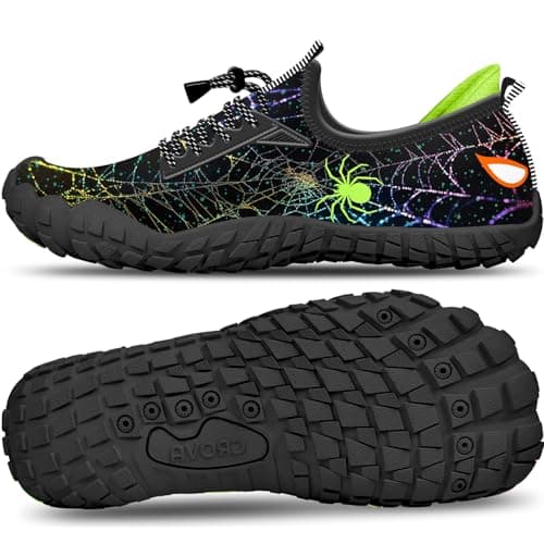Builtin Heel Grips Water Shoes for Kids Girls Boys Hiking Shoes Wide Barefoot Swim Beach Pools Aqua Socks SlipOn Quick Dry Lightweight for Big Little Kids Toddler