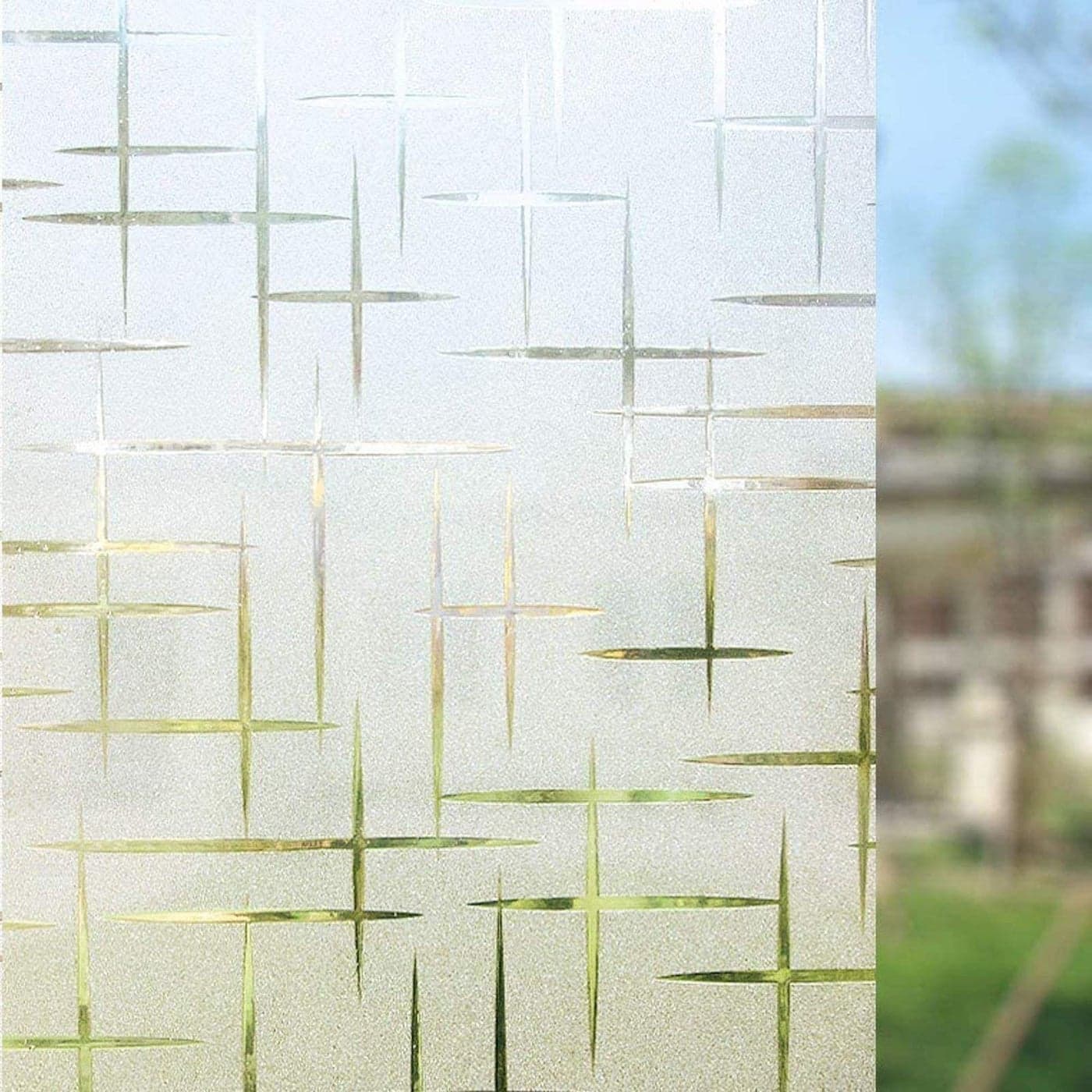 Niviy Frosted Window Film Non Adhesive Window Static Cling Film Vinyl Removable Glass Window Covering for Home Office Rental Apartment 354 x 787