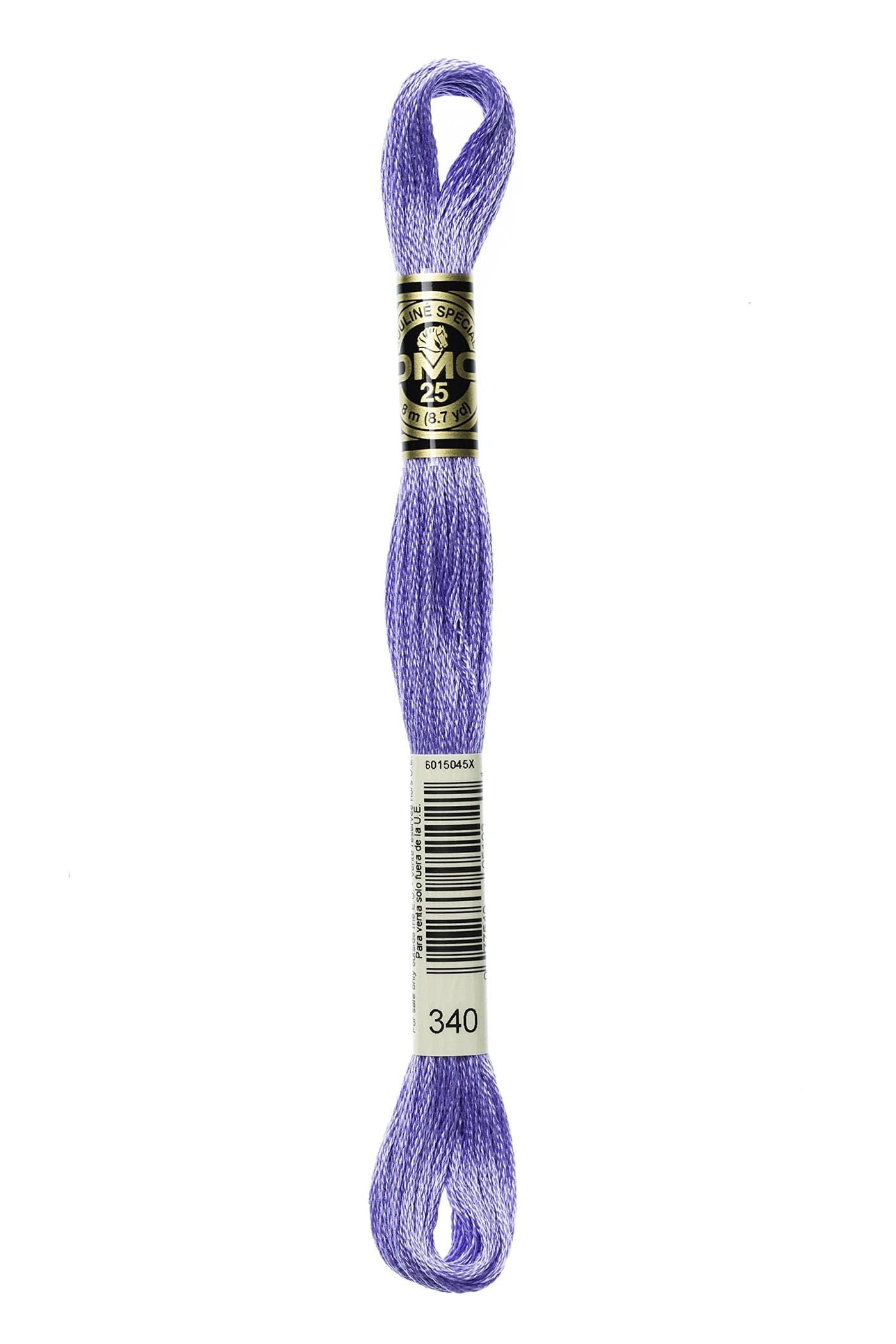 DMC 117340 Mouline Stranded Cotton Six Strand Embroidery Floss Thread Medium Blue Violet 87Yard