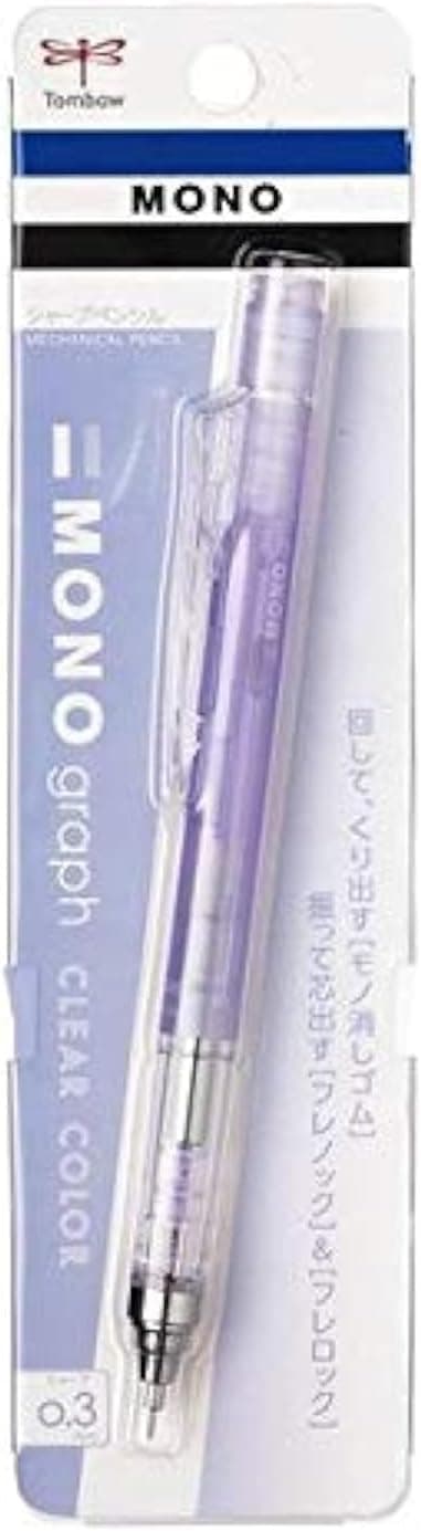 Tombow Mechanical Pencil Monograph Clear Color 03mm Clear Purple DPA139F