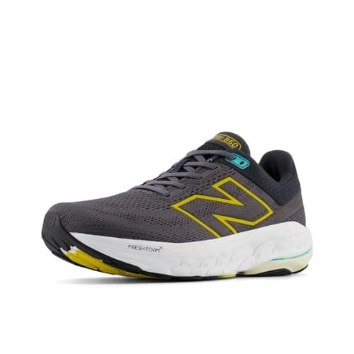 New Balance Men's Fresh Foam X 860 V14 Running Shoe, Magnet/Ginger Lemon/Cyber Jade, 10