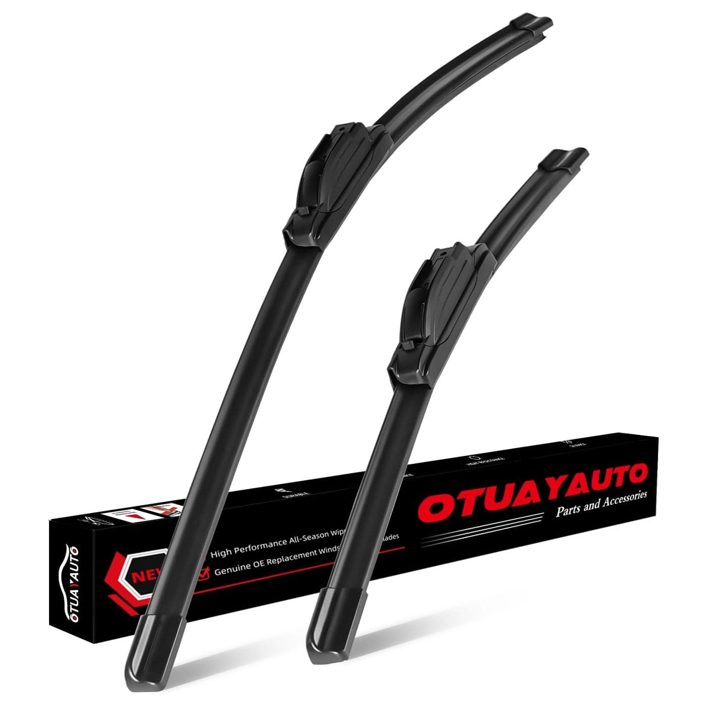 OTUAYAUTO Premium Windshield Wiper Blades Replacement for Ford Edge 20072015 Lincoln MKX 20072015 Perfect Fit AllWeather Performance JU Hook Front Window Wiper Blades 2620 Pack of 2