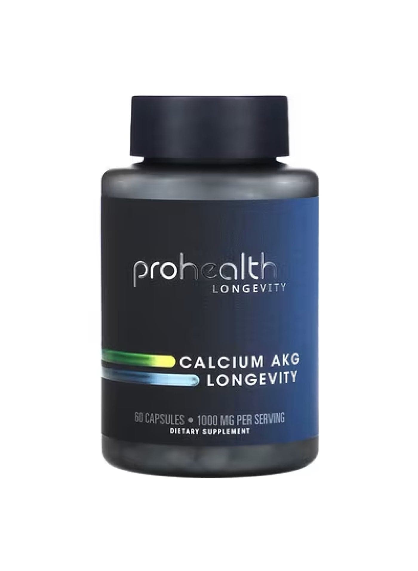 Calcium AKG Longevity, 60 Capsules (500 mg per Capsule)