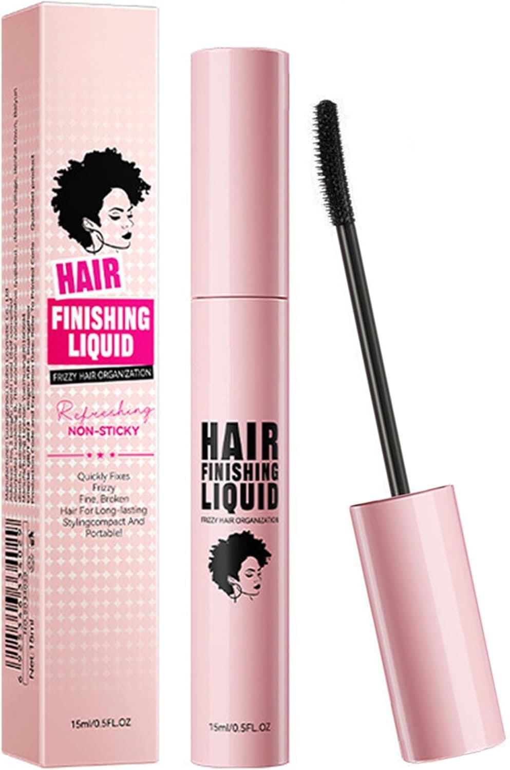 Hair Finishing Stick 15ml Fly Away Hair Stick Hair Mascara for Flyaway Hair Hair Tamer Shaping Gel Moisturizing Notgreasy Flash Moment Stick 1pc