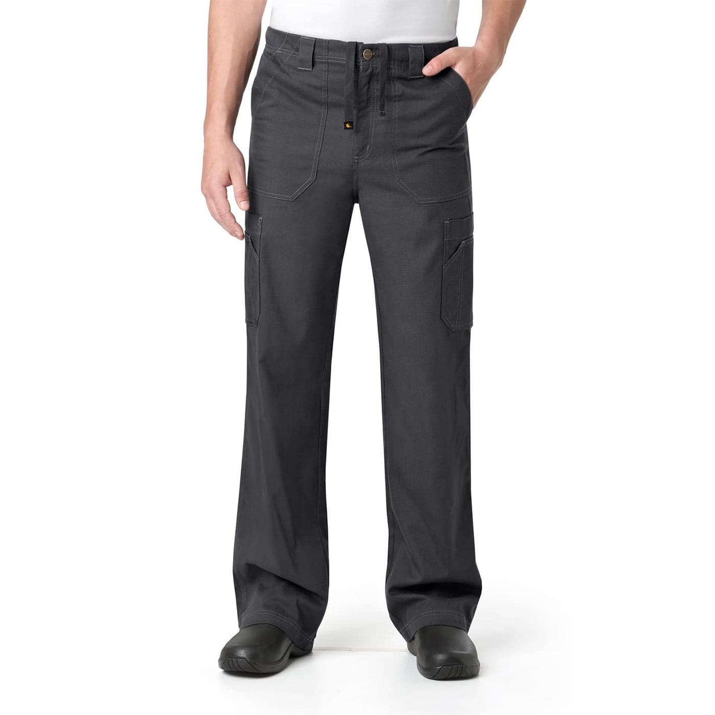 Carhartt Scrubs C54108 Mens Classic Fit Ripstop Boot Cut 8Pocket Cargo Pant 3XLarge Short Dark Pewter