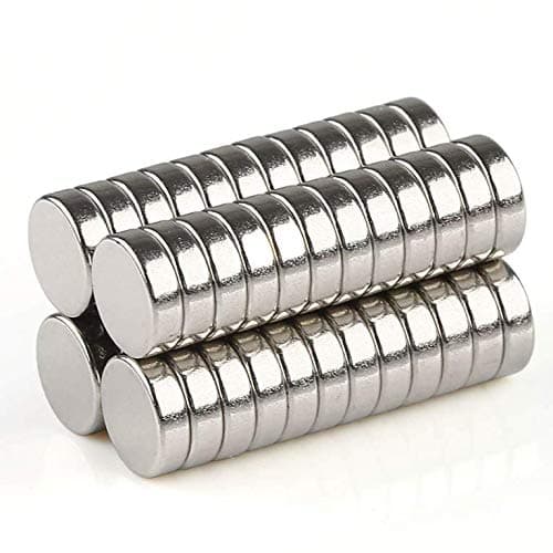 wotoy 30 Pcs 12x3mm Strong Mini Small Fridge Magnets Tiny Whiteboard Magnet for Refrigerator Office Magnetic Dots Crafts Miniatures Small Models