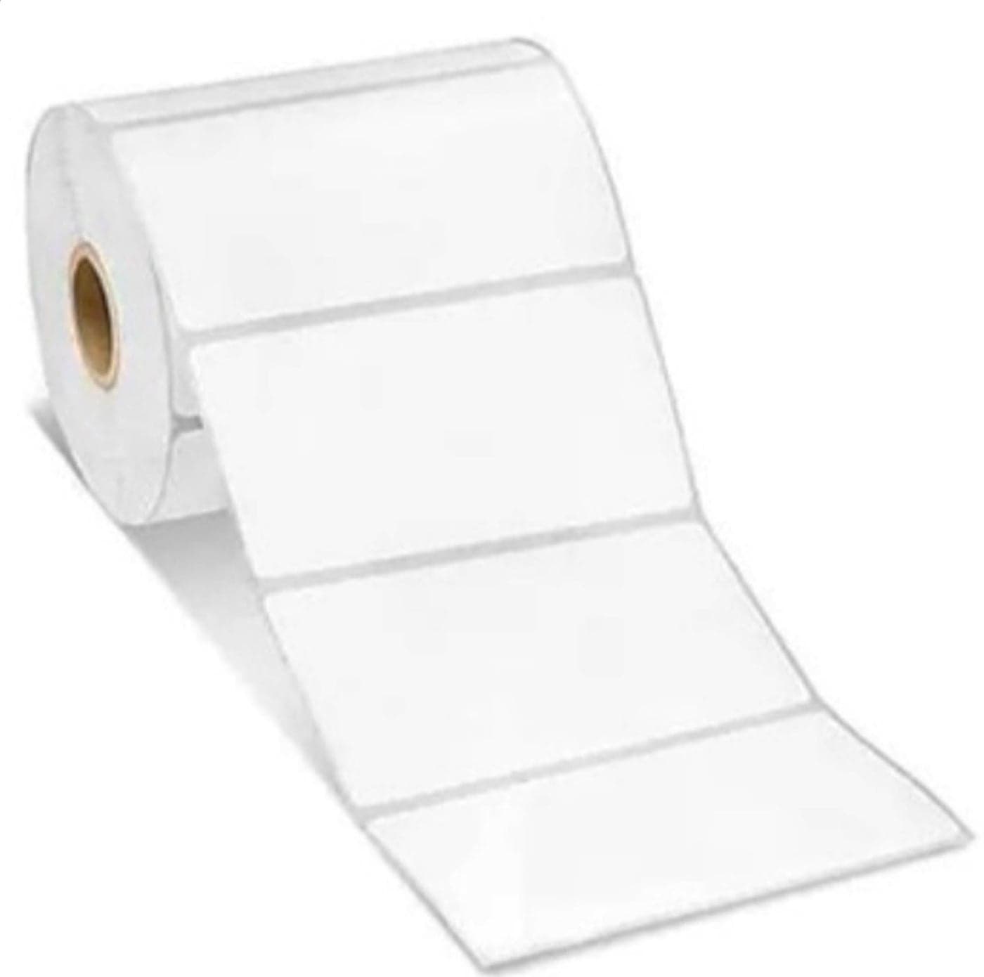 BlackDreams® DT 75mm x 25mm Direct Thermal Address Labels Printer Sticker 1000 per Roll (White, 3"x 1") (Pack of 1 Roll (1000 Labels))