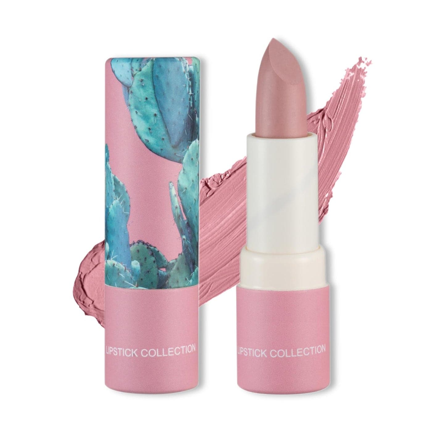 XINGXYUEL Matte Nude Lipstick Silky Velvet Lip Gloss Nude Lip Stain Paper Tube Lipsticks NonStick Cup Waterproof Long Lasting Matte Lipstick for Women Daily Professional Lip Makeup04 Light Pink