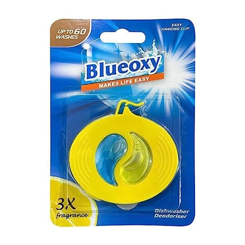 BLUEOXY Citrus & Ocean Blue Dishwasher Freshener | Dishwasher Odour Remover | Lasts Up to 60 Cycles | Odour Eliminate | Fragrance Supervise innovation | QTY 2