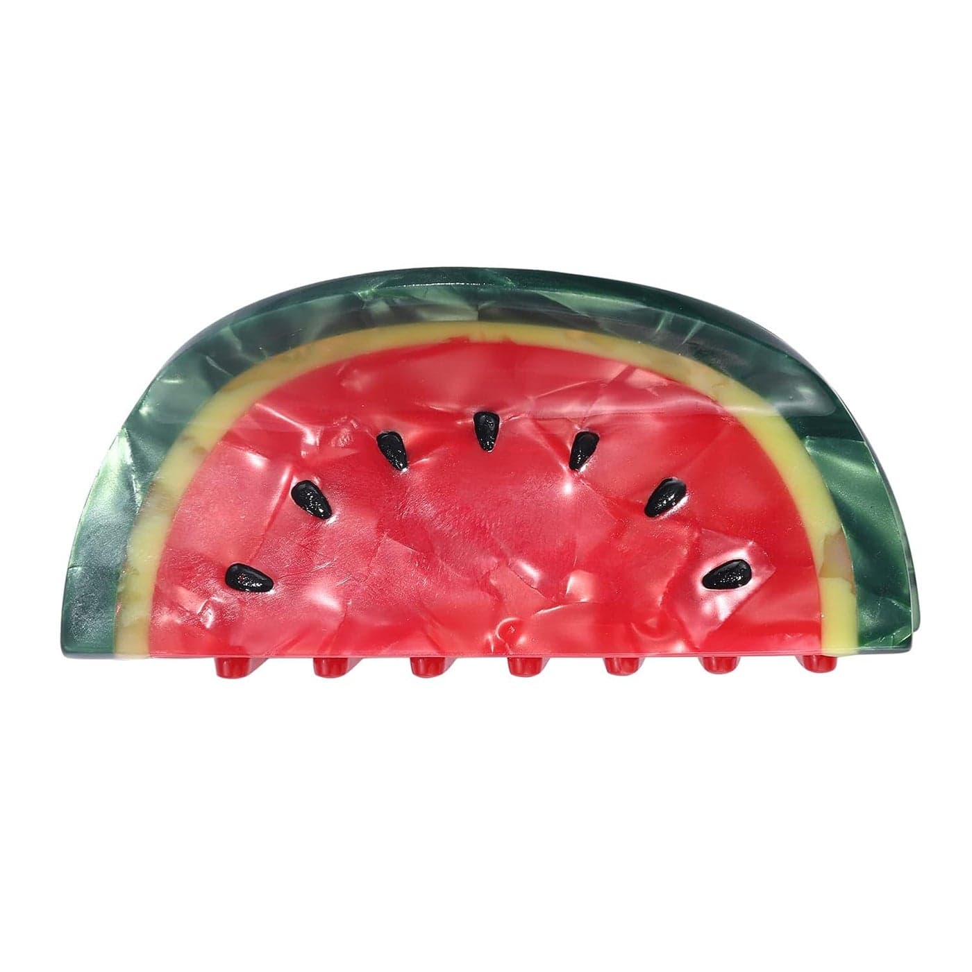 Cute Fruit Watermelon Hair Claws and Clips Fashion Summer Barrettes Acetate Claws for Thin Medium Short Hair Hair Accessory Gifts