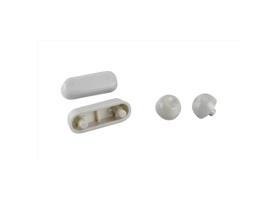 Plumb Pak PP83641 SnapIn Universal Fit Toilet Seat Bumper Set Plastic No Size